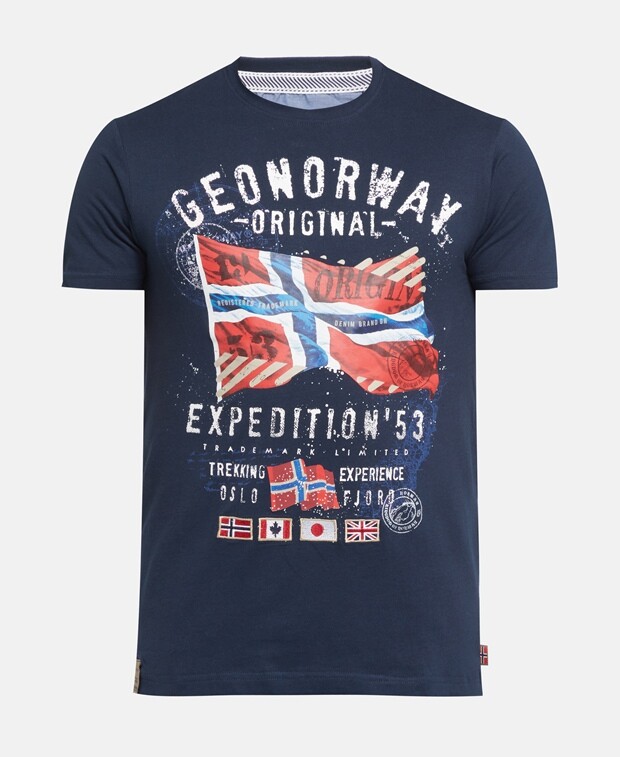 

Футболка Geographical Norway, темно-синий