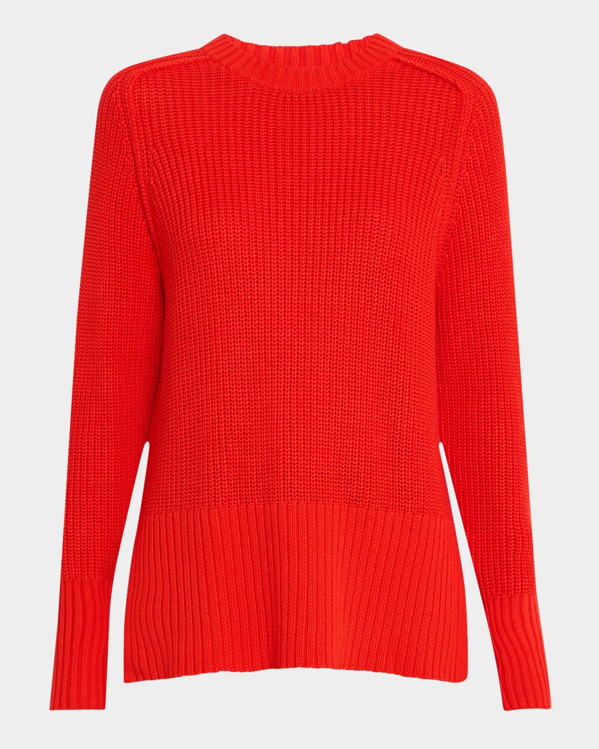 

Хлопковый свитер с круглым вырезом и рукавами-седлом Autumn Cashmere, цвет Apple