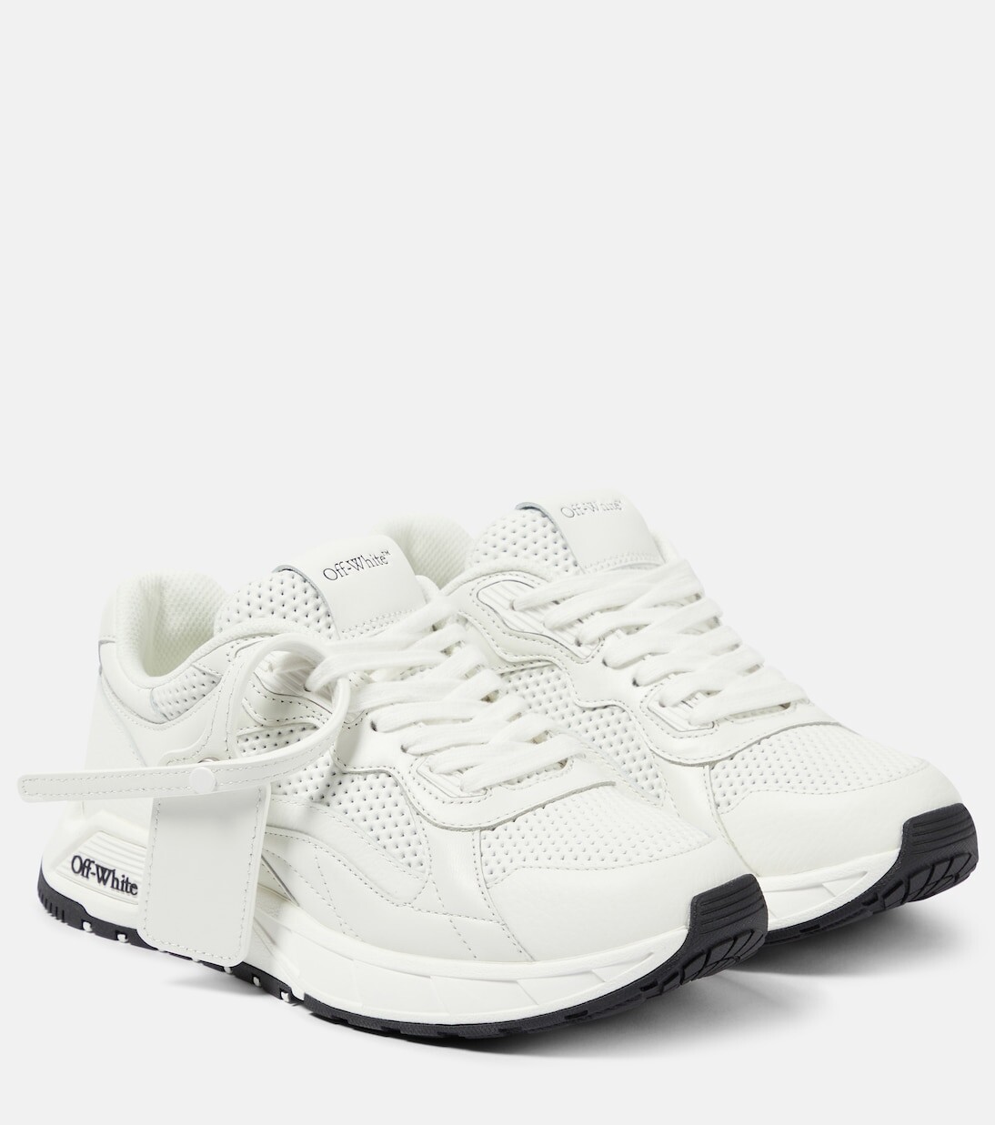 

Кожаные кроссовки kick off Off-White, белый