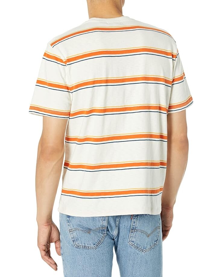 

Футболка Superdry Vintage Textured Stripe Tee, цвет Off-White Stripe