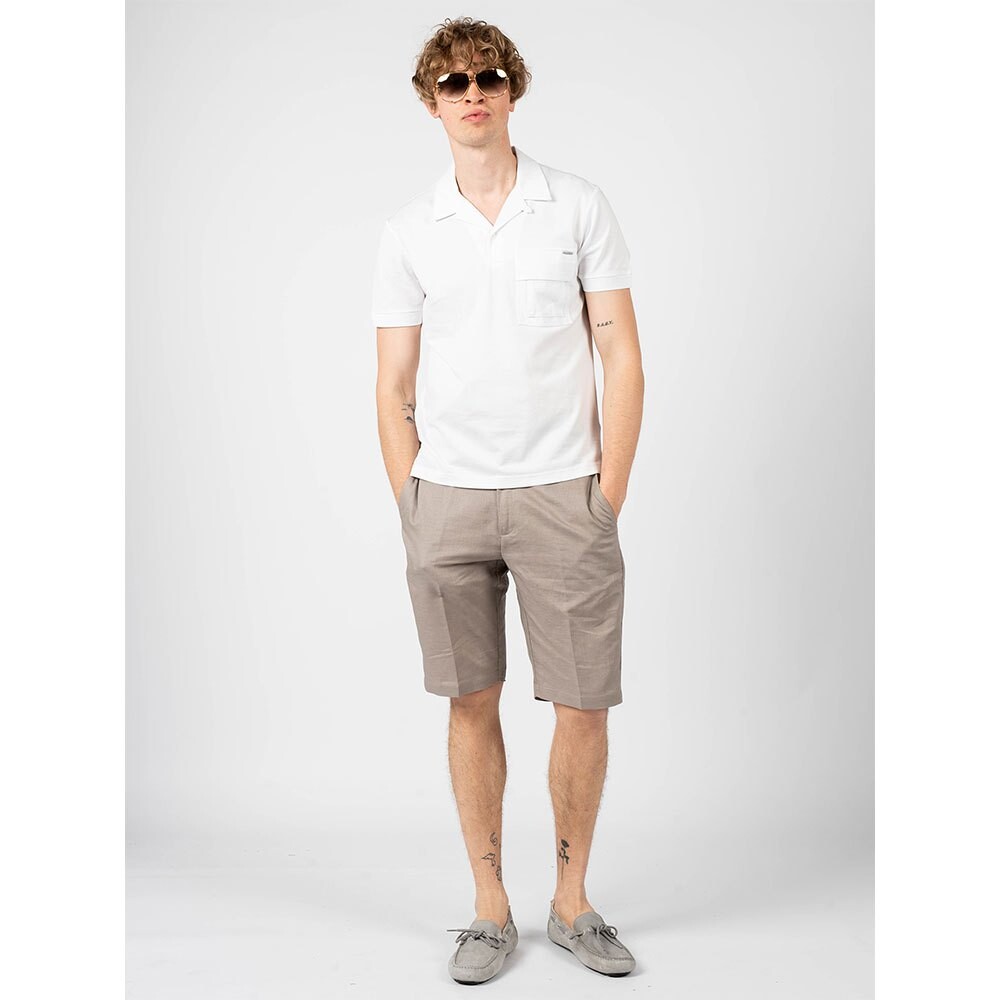 

Поло с коротким рукавом Antony Morato MMKS02130-FA100083-1000 Slim Fit, белый