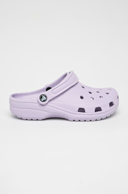 Классические шлепанцы Crocs, фиолетовый цена и фото