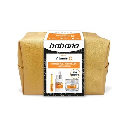 

Babaria Ritual Vitamin C Culture Bag с сывороткой для лица и кремом для лица с витаминами C и E увлажняет и осветляет лицо
