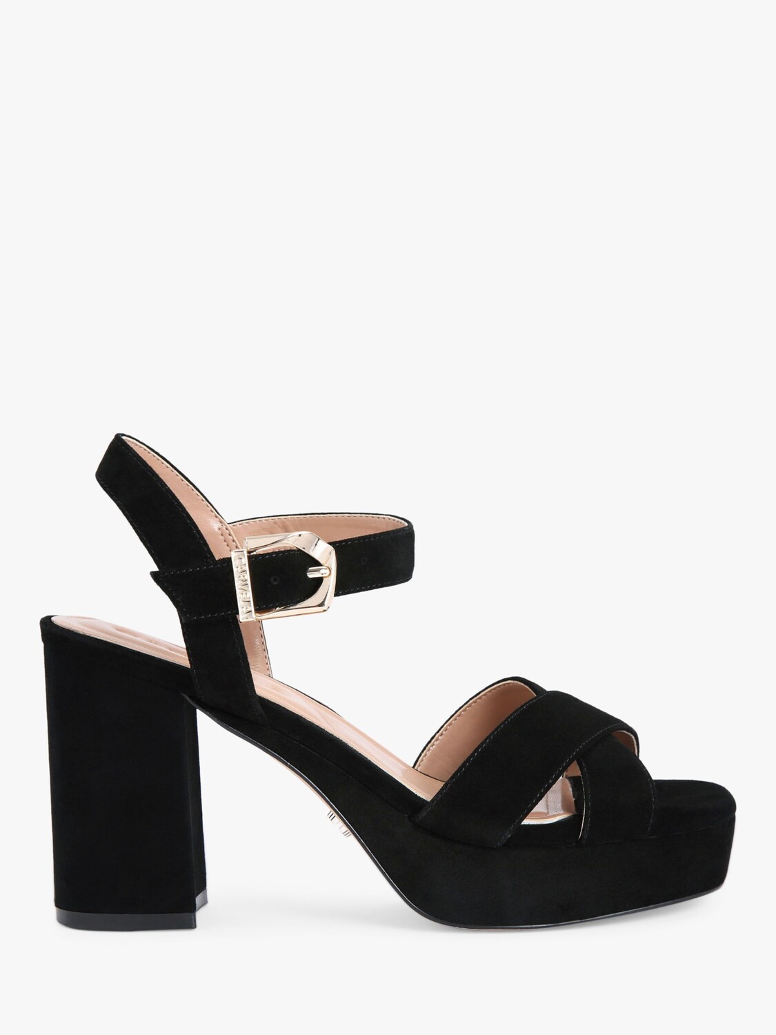 

Сандалии Carvela Serafina на каблуке на платформе, черные