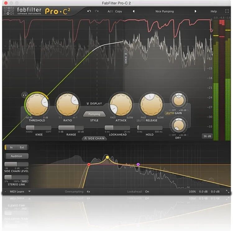 

Плагин компрессора FabFilter Pro-C 2