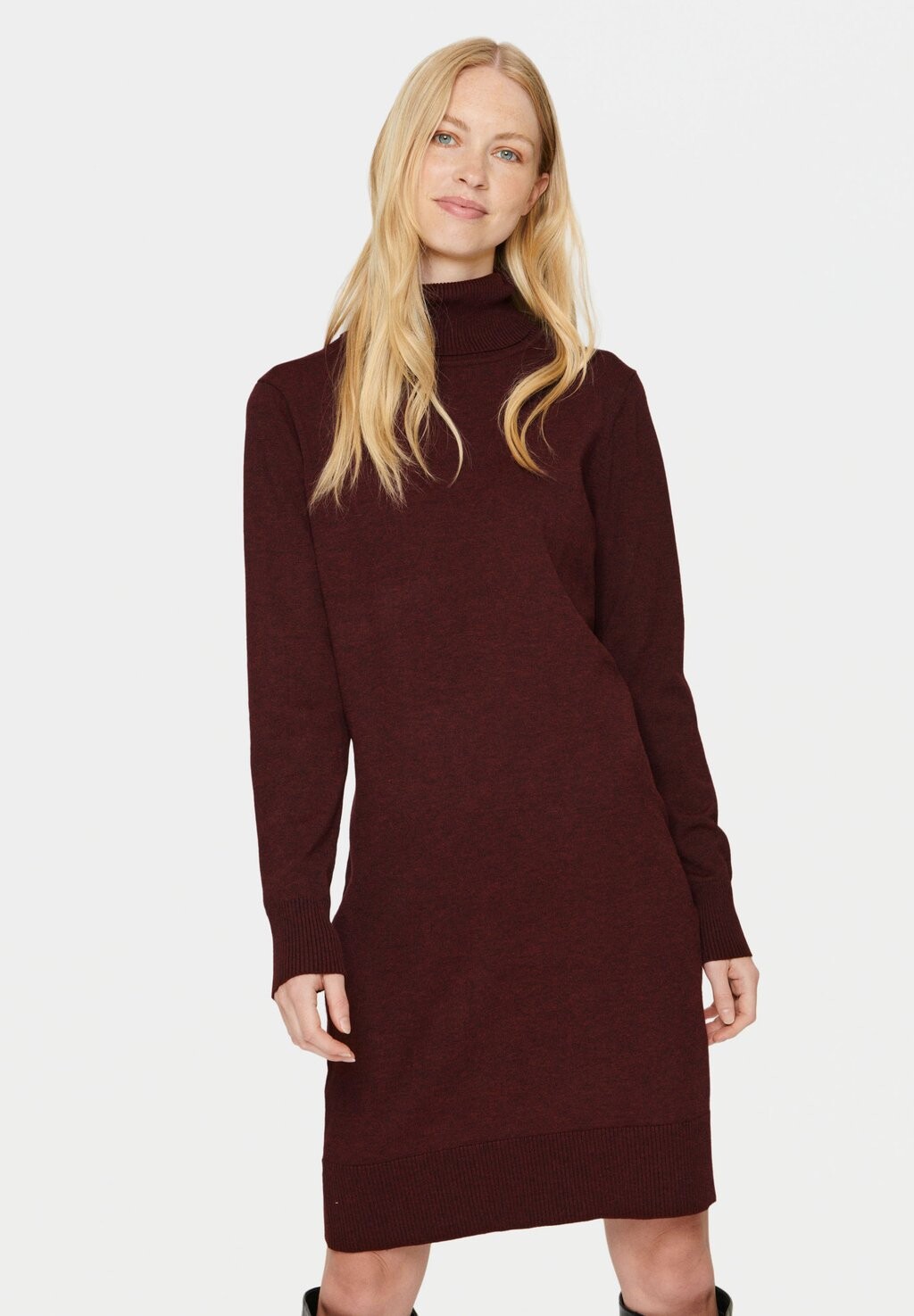 

Платье Saint Tropez MILASZ ROLLNECK, желто-коричневый порт-меланж
