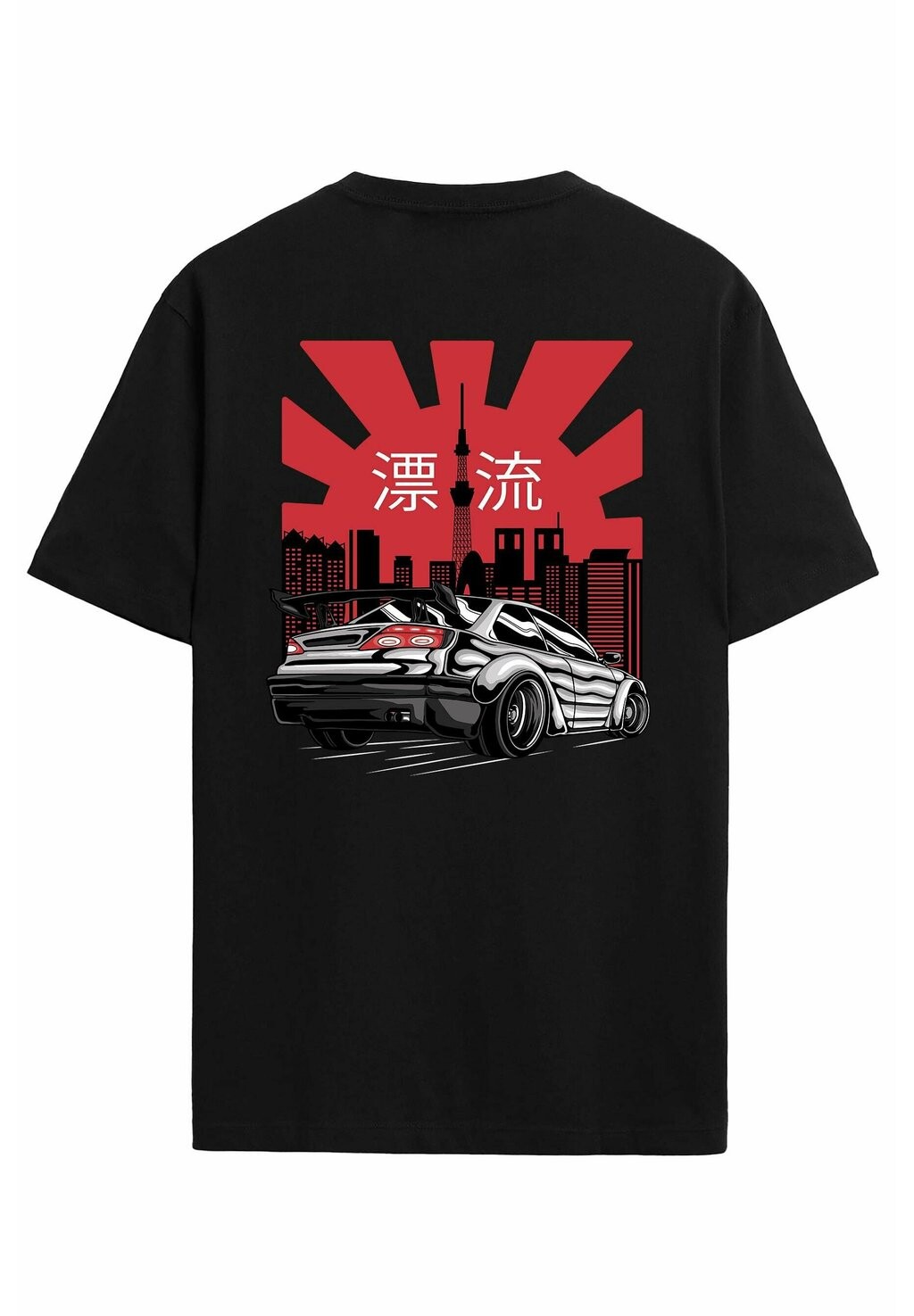 Футболка с принтом UNISEX JAPANESE CITY SPORT CAR Brz Collection, цвет black