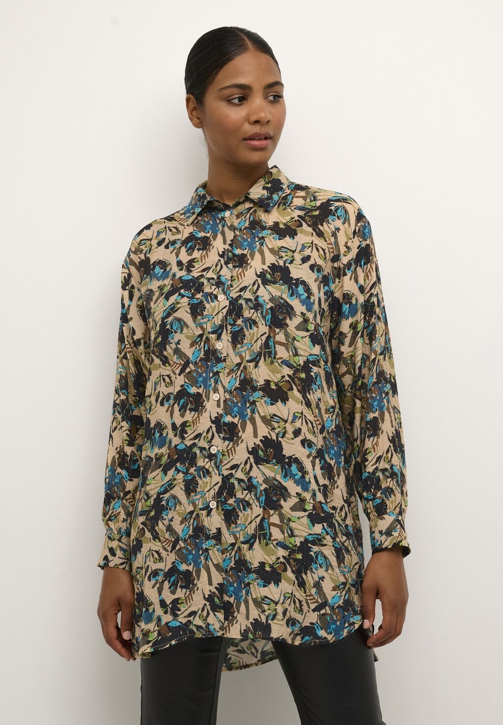 

Рубашка Kaffe Kaolga Oversize, мультиколор