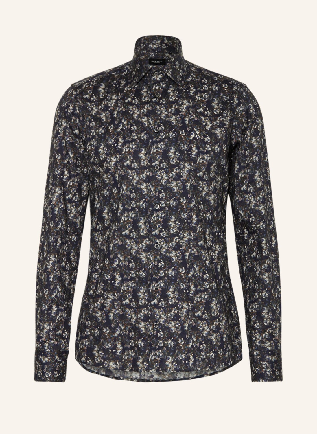 

Рубашка SAND COPENHAGEN IVER 2 Slim Fit, темно-синий