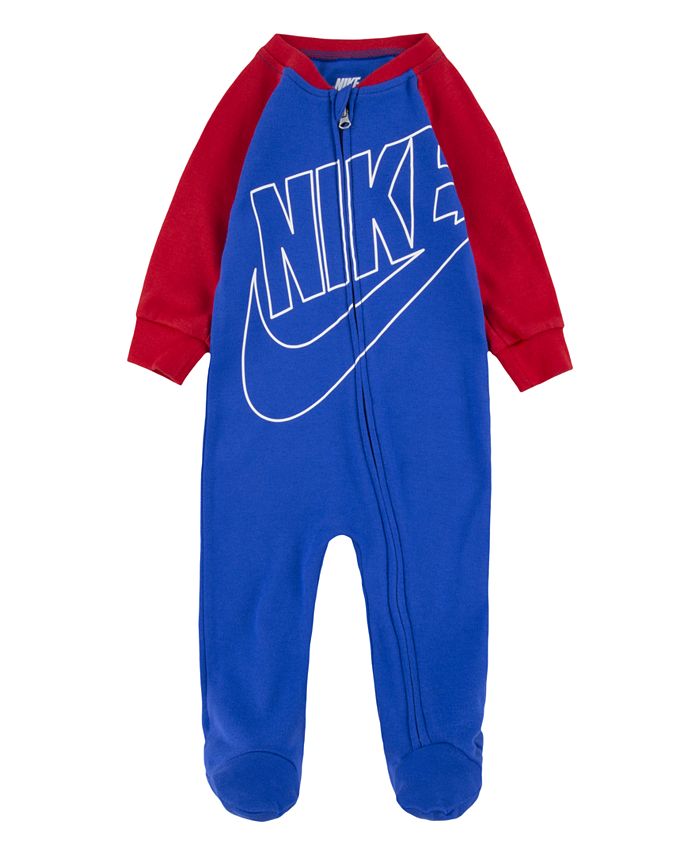 цена Комбинезон на ножках для маленьких мальчиков и девочек Nike, синий