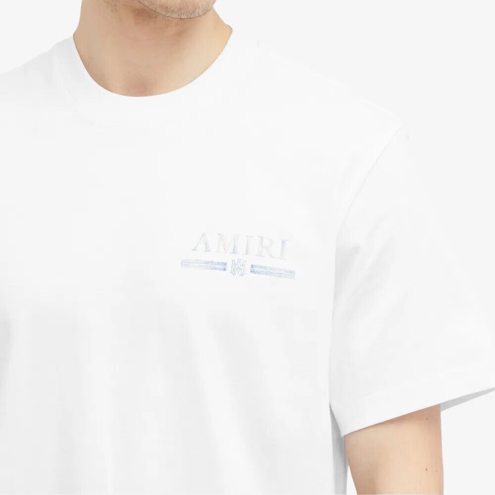 

Amiri Футболка с акварельным рисунком, белый