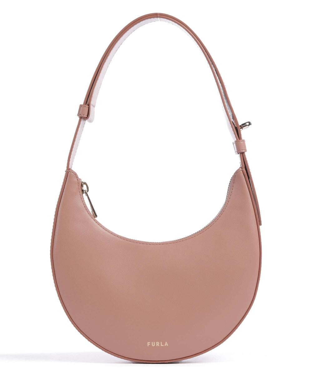 

Мини-Сумка через плечо Delizia из мелкозернистой кожи Furla, розовый