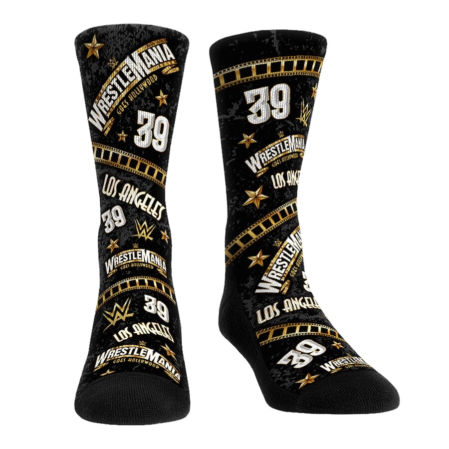 

Носки Rock Em Socks Wrestlemania, черный