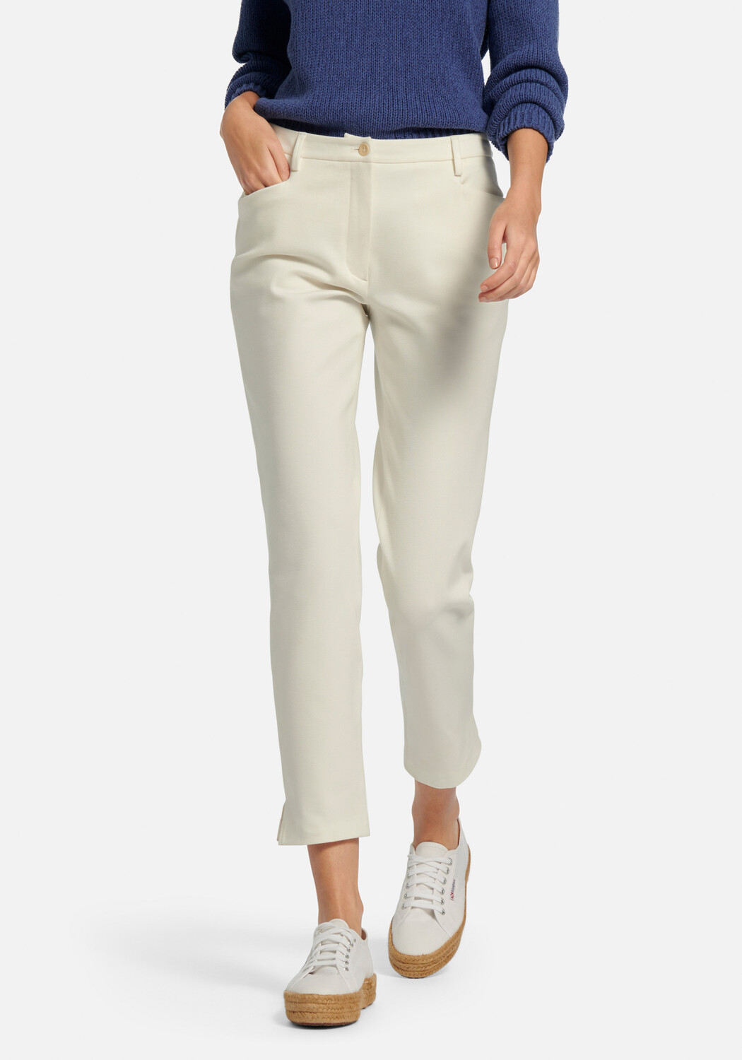 

Брюки tRUE STANDARD Jerseyhose viscose, белый