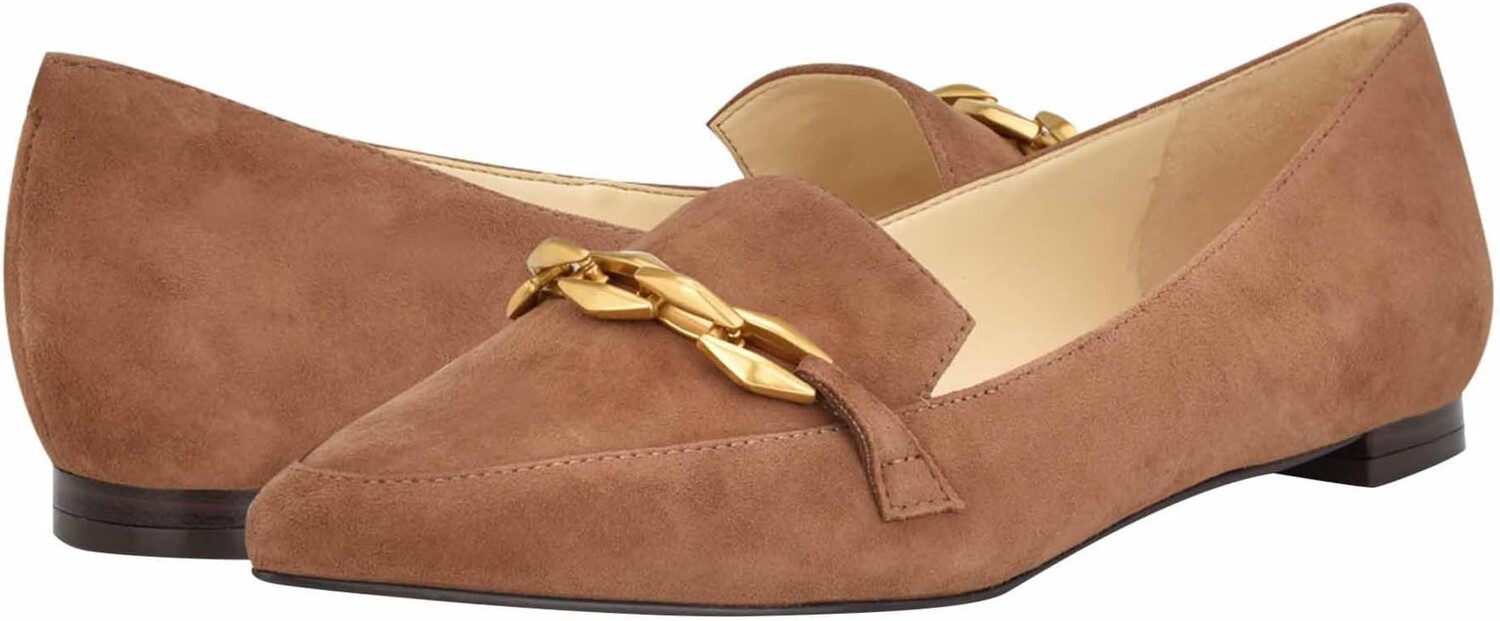 

Балетки Ahara Nine West, цвет Brown Suede