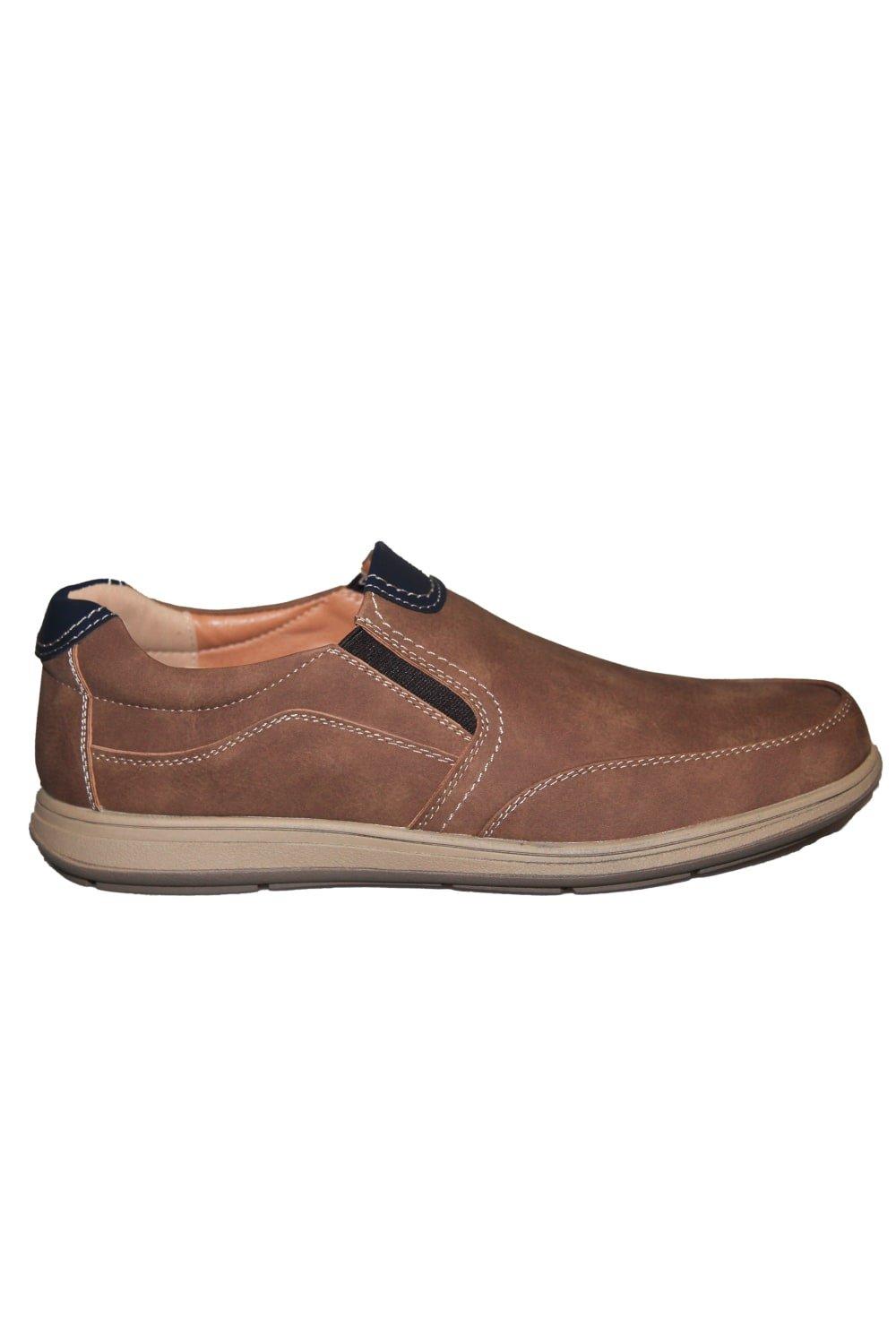 Повседневная обувь с двойной ластовицей Scimitar, коричневый мужская деловая модная повседневная кожаная обувь без шнуровки черный