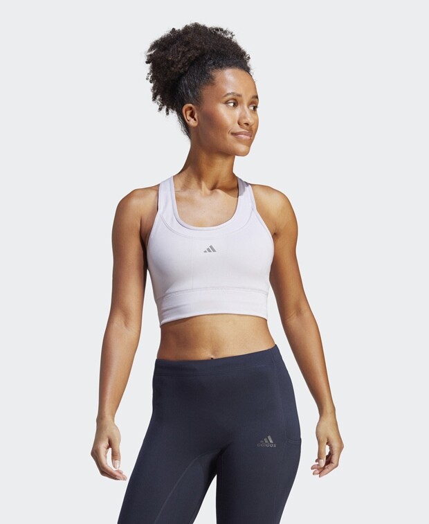 

Мягкий бюстгальтер adidas Performance, фиолетовый