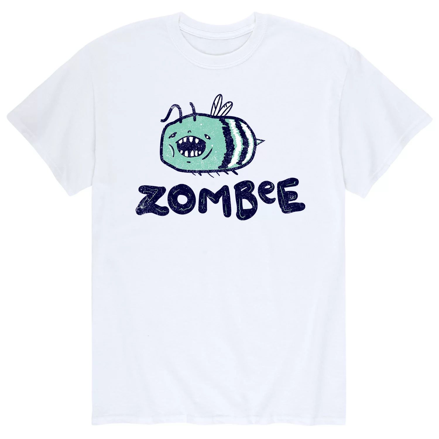 Мужская футболка с зомби Licensed Character мужская футболка кот зомби s синий
