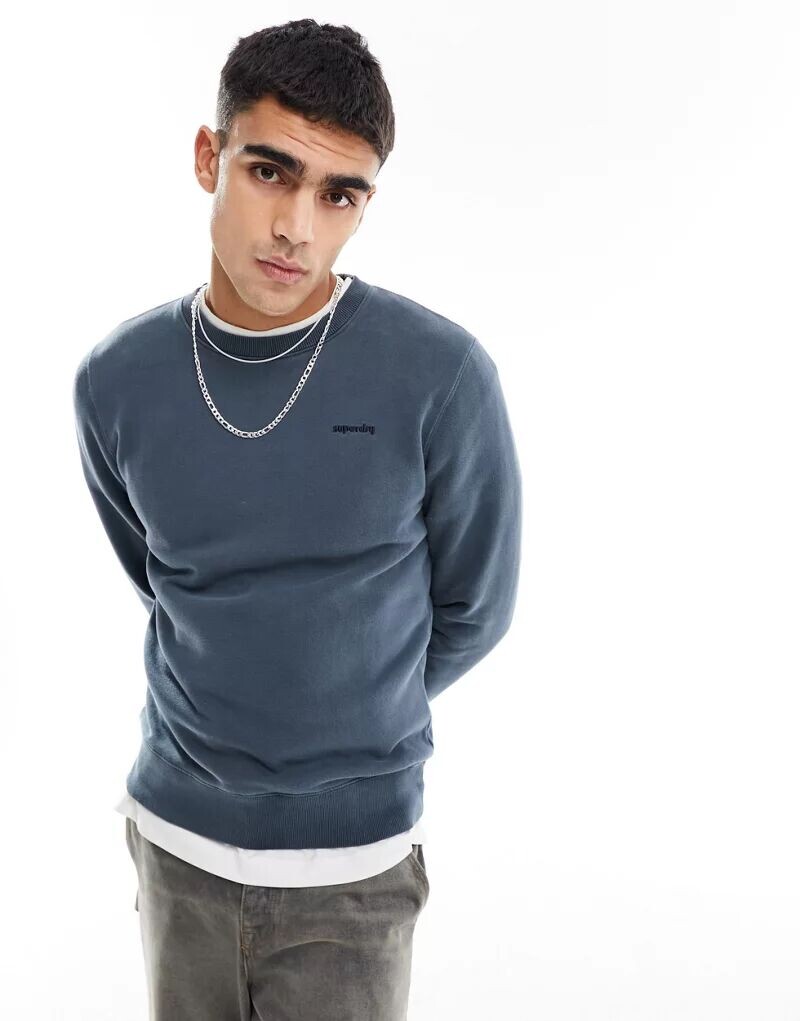 

Темно-синий свитшот Superdry Vintage Eclipse