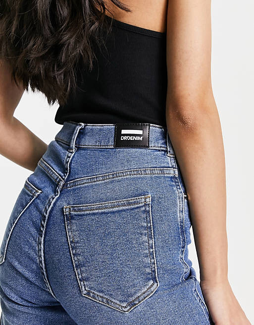 

Голубые прямые джинсы Dr Denim Moxy