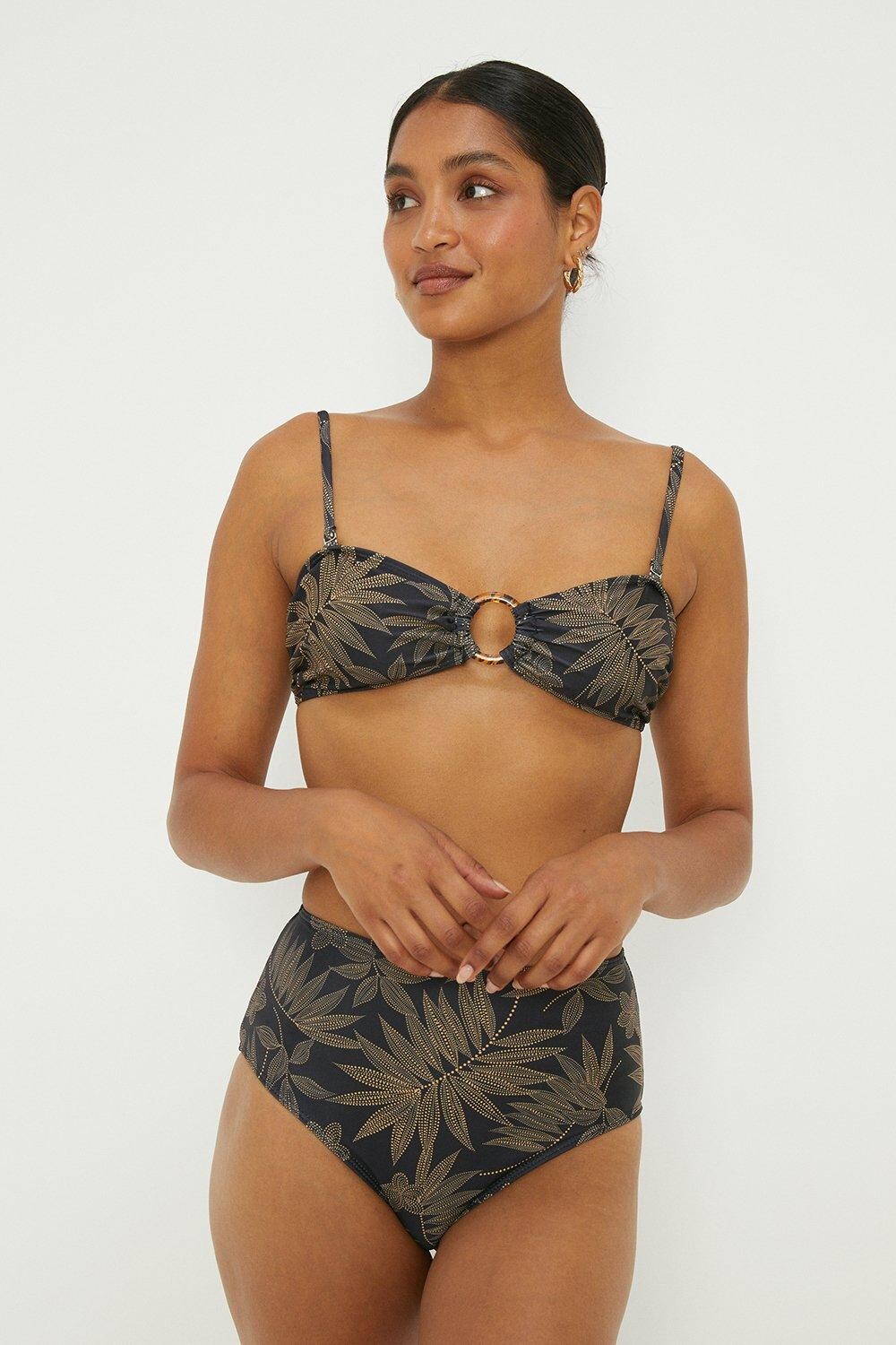 

Топ бикини с кольцами Dorothy Perkins, мультиколор