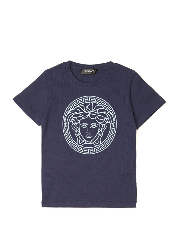 

Футболка для мальчика с синим логотипом Versace, Синий