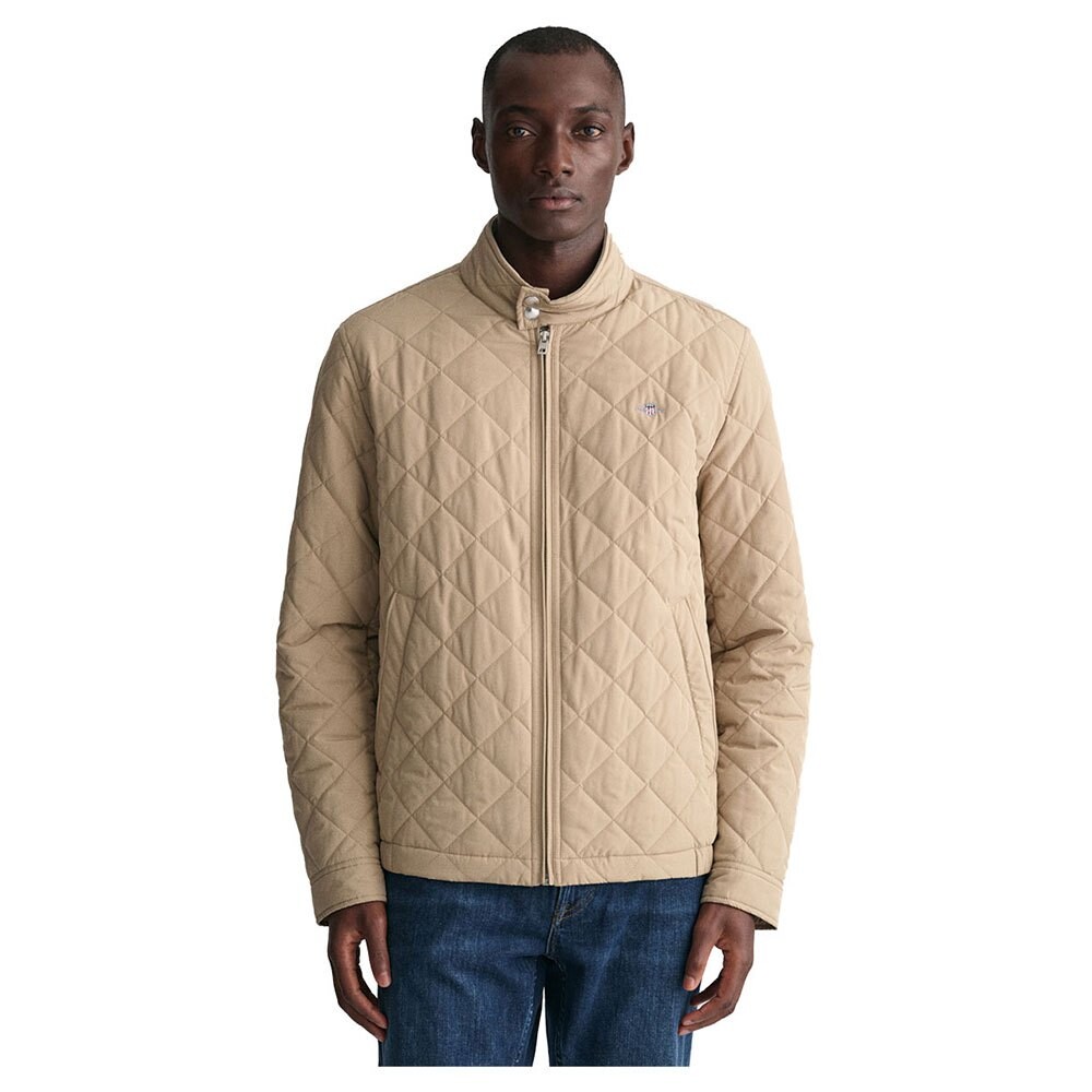 

Куртка Gant Quilted Windcheater, бежевый