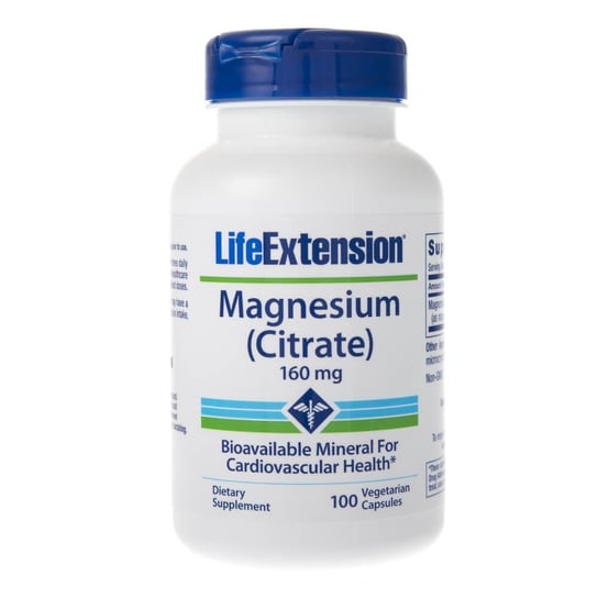 Life Extension, Цитрат магния, 160 мг, 100 капсул.