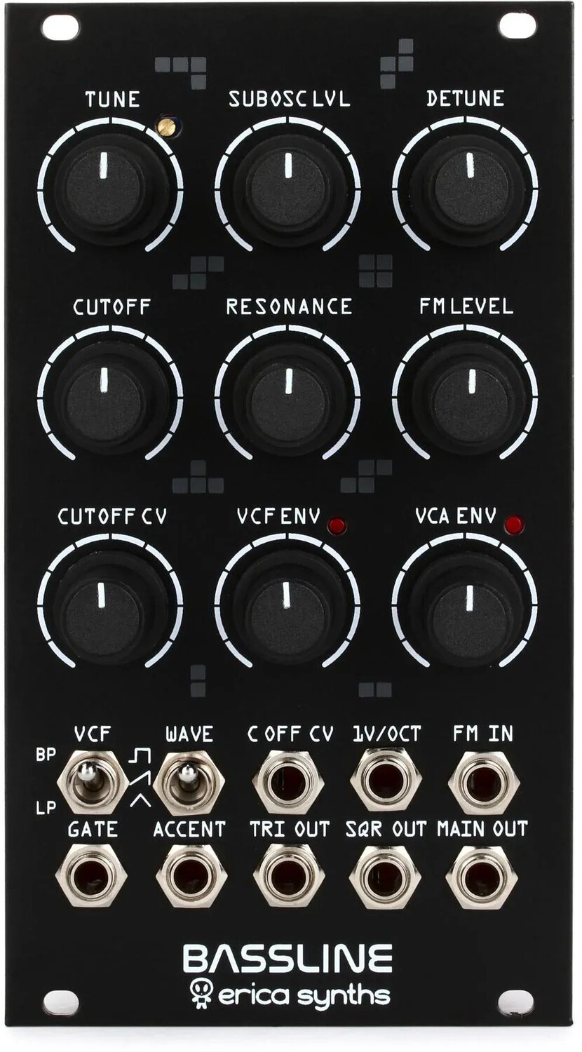 

Erica Synths Bassline Analogue Synth Voice Модуль Eurorack