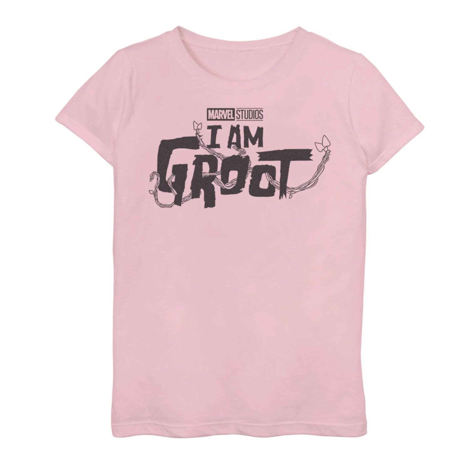 

Черная футболка с рисунком и логотипом Marvel I am Groot для девочек 7–16 лет Marvel