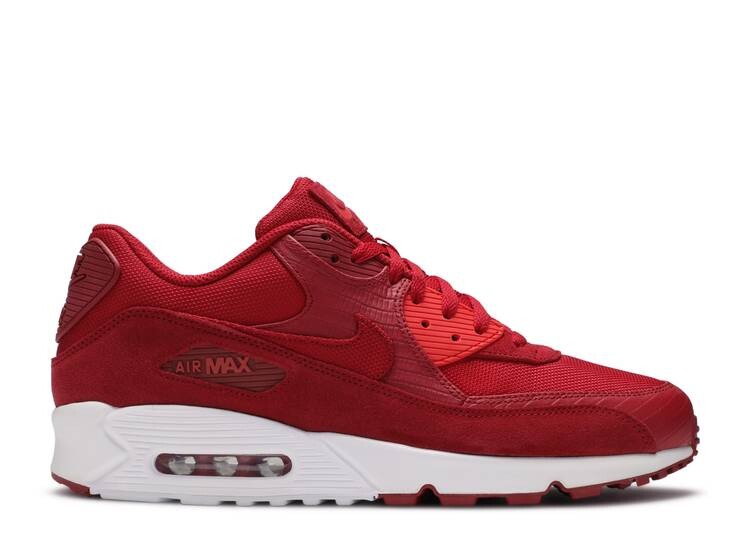 

Кроссовки Nike AIR MAX 90 PREMIUM 'GYM RED', красный, Красный;коричневый