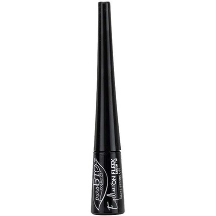 подводка для глаз purobio подводка для глаз on fleek brush tip кисть Подводка для глаз On Fleek Brush Tip Black, Purobio