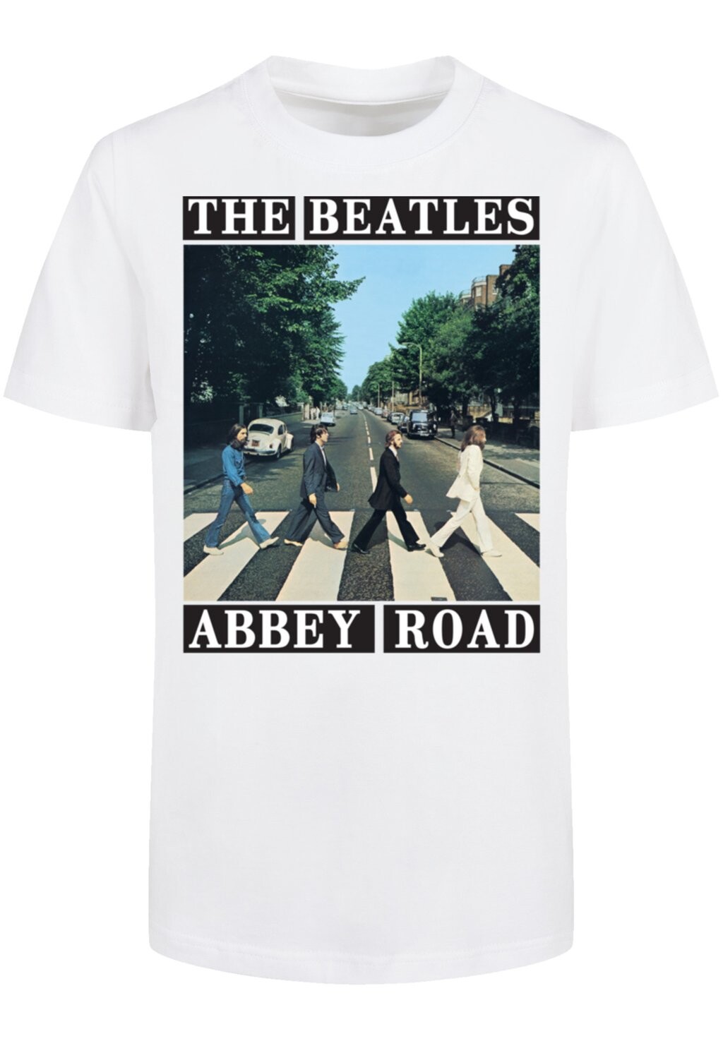 

Футболка с принтом THE BEATLES ABBEY ROAD F4NT4STIC, цвет weiß