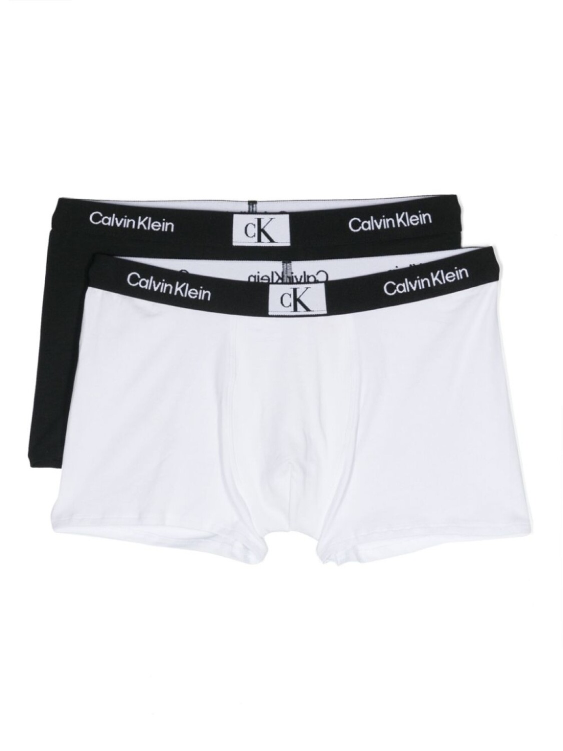 

Комплект из двух боксеров с логотипом Calvin Klein Kids, белый