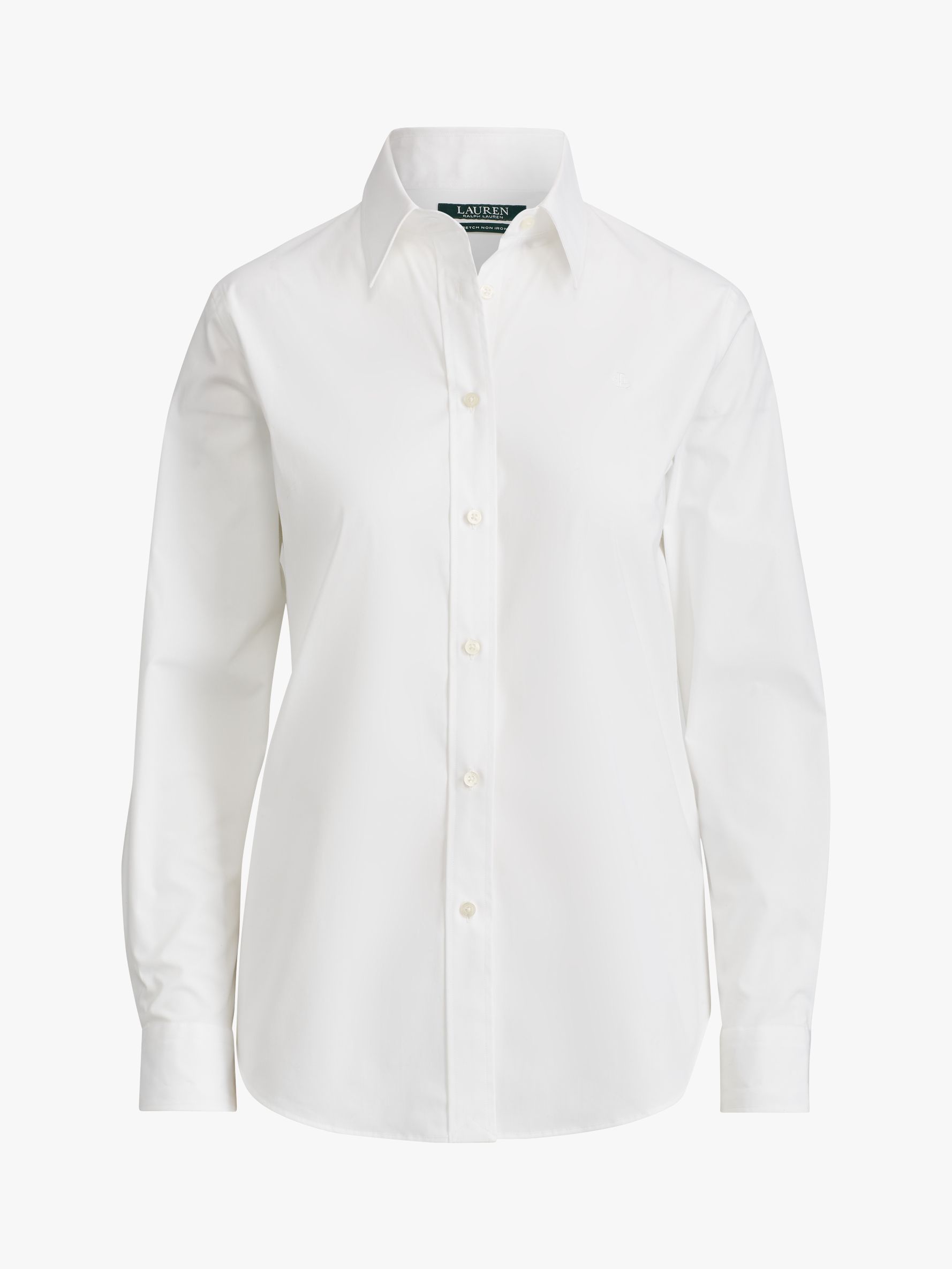 Рубашка с длинным рукавом Lauren Jamelko Ralph Lauren, белый