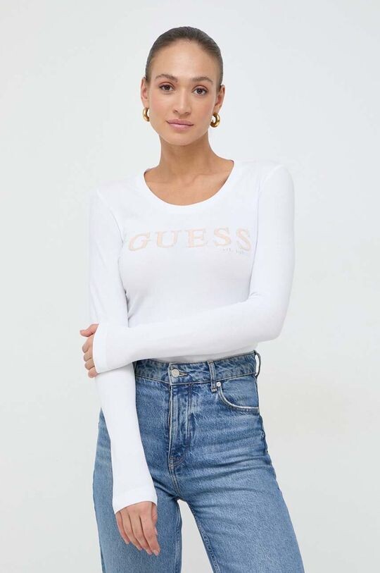 

Рубашка с длинным рукавом Guess, белый