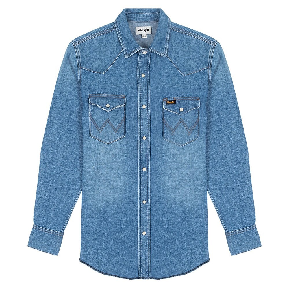

Рубашка Wrangler Heritage Regular Fit, синий
