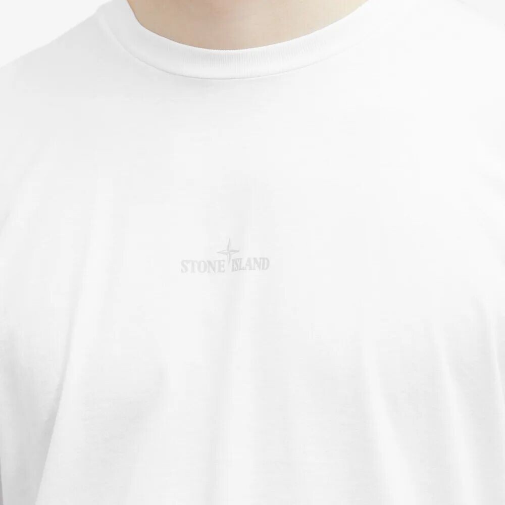 

Stone Island Футболка с царапанным принтом, белый