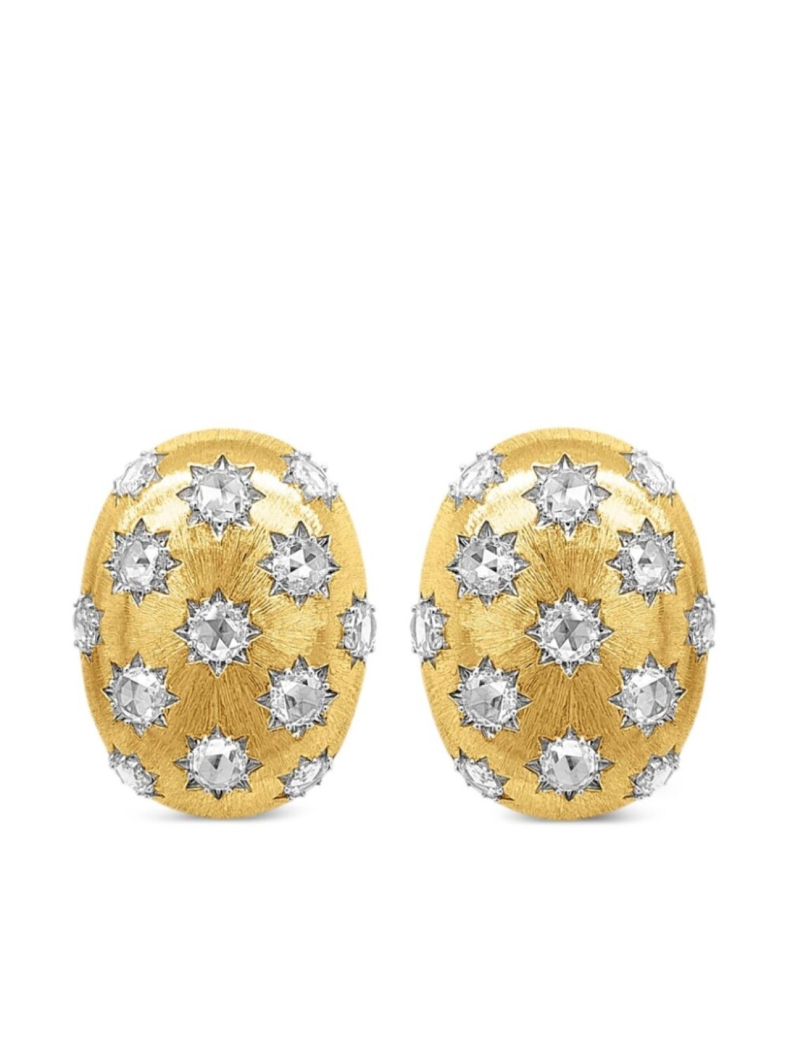 

Серьги с бриллиантами из желтого золота 18 карат HYT Jewelry, золотой