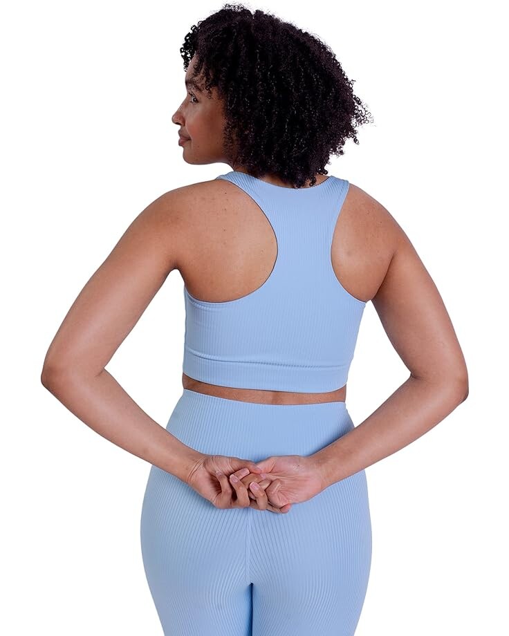 

Бюстгальтер girlfriend collective Rib Paloma Bra, цвет Bluebell