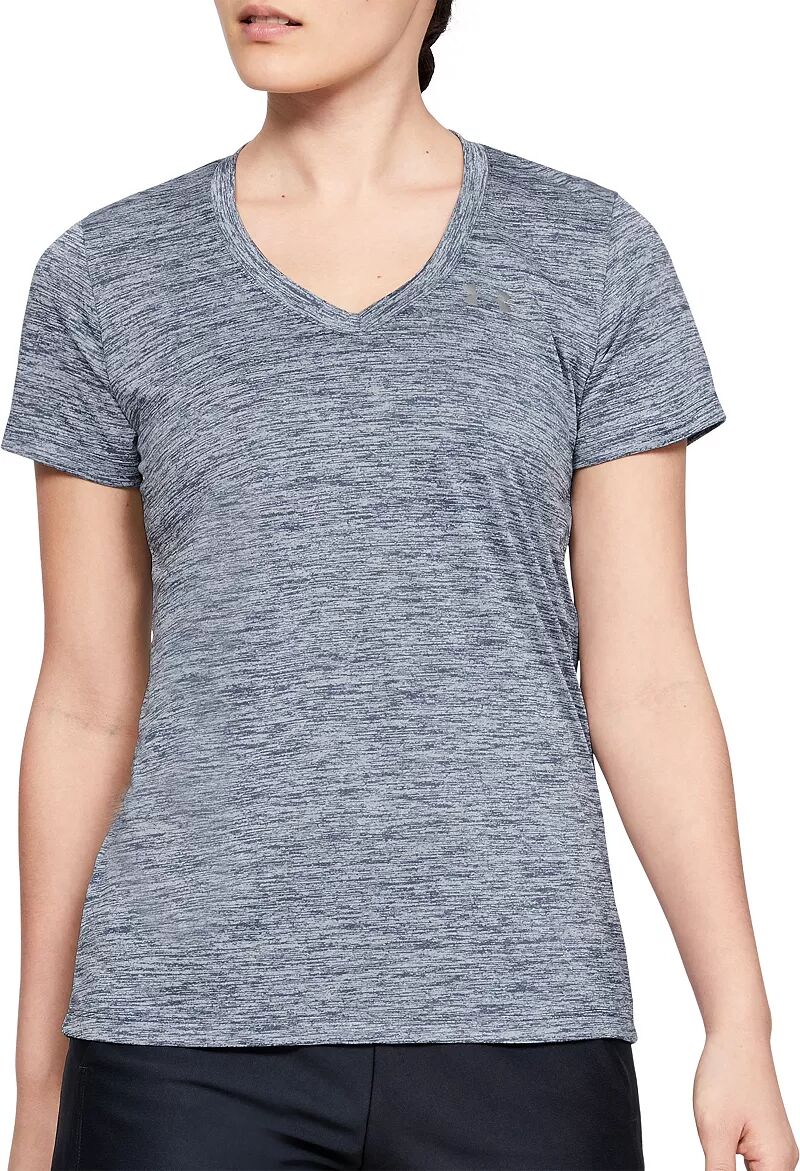 Женская футболка с v-образным вырезом Under Armour Tech футболка ua tech с v образным вырезом under armour серый