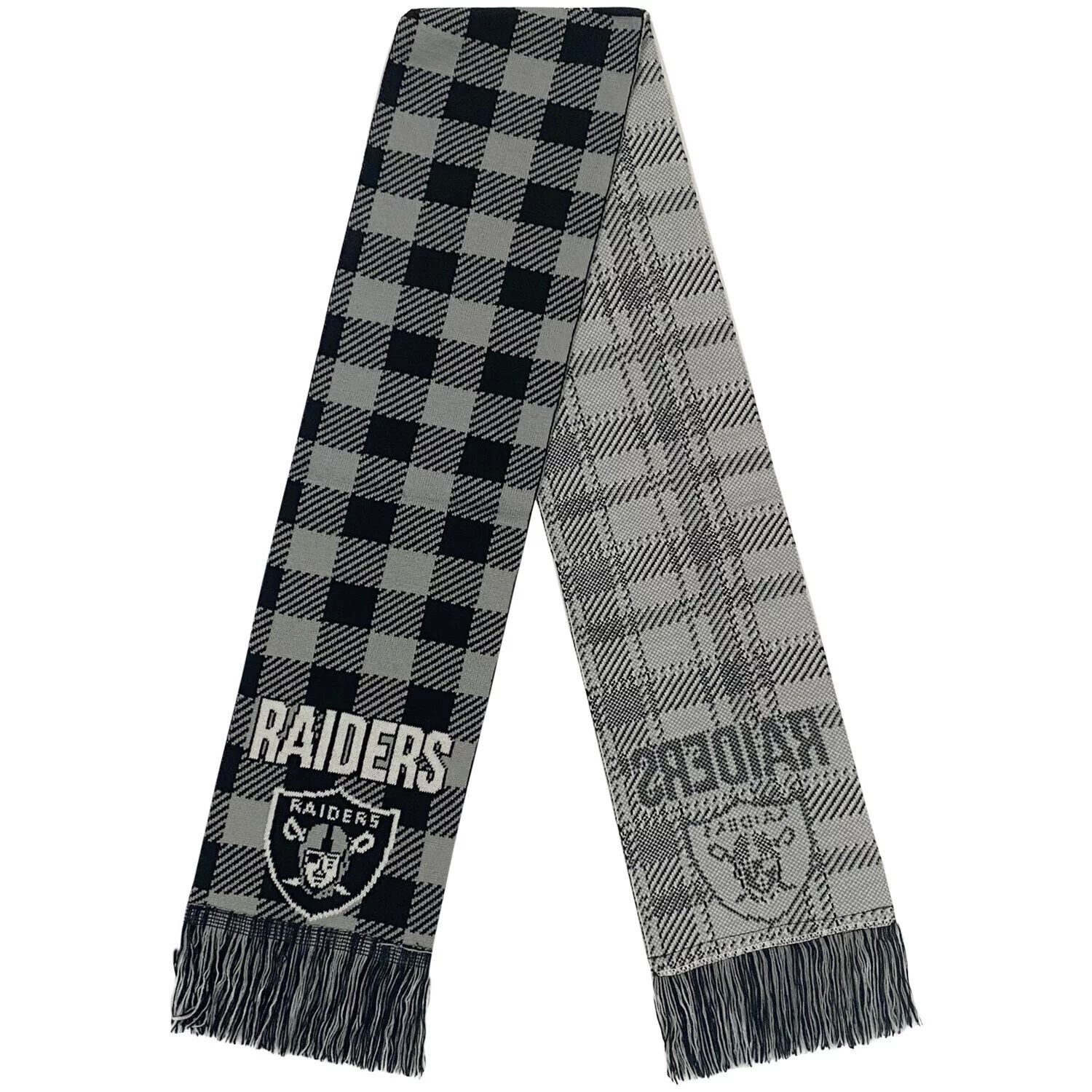 

FOCO Las Vegas Raiders клетчатый шарф с цветными блоками
