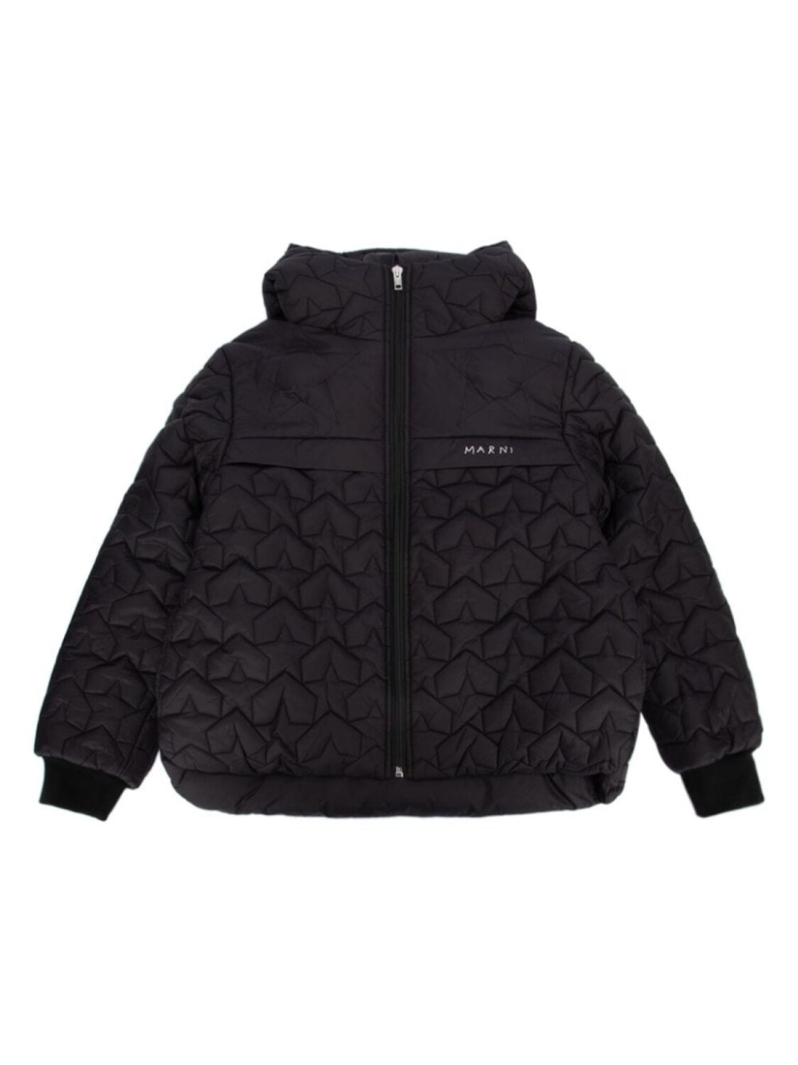 

Утепленная куртка с логотипом Marni Kids, черный