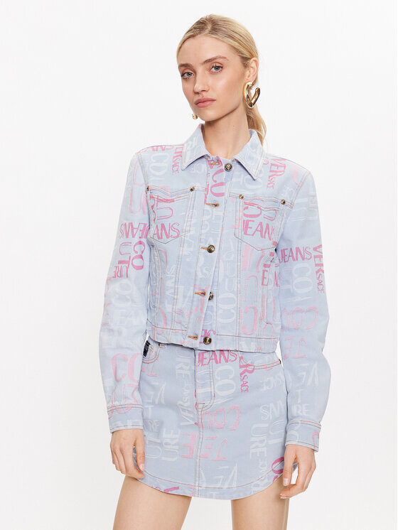 

Джинсовая куртка стандартного кроя Versace Jeans Couture, синий