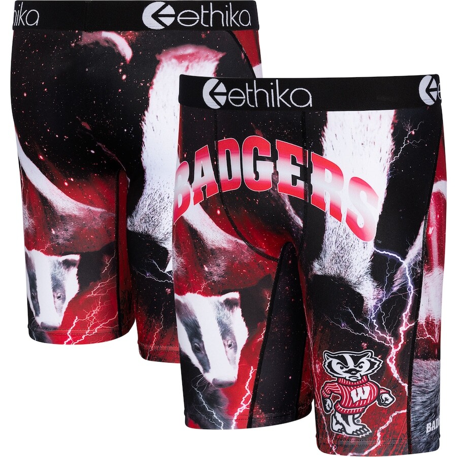 

Боксеры Ethika Wisconsin Badgers, красный