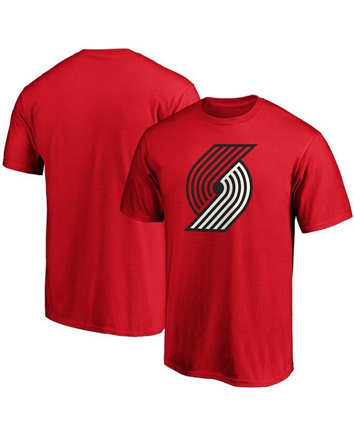 

Мужская красная футболка с логотипом Portland Trail Blazers Primary Team Fanatics, красный