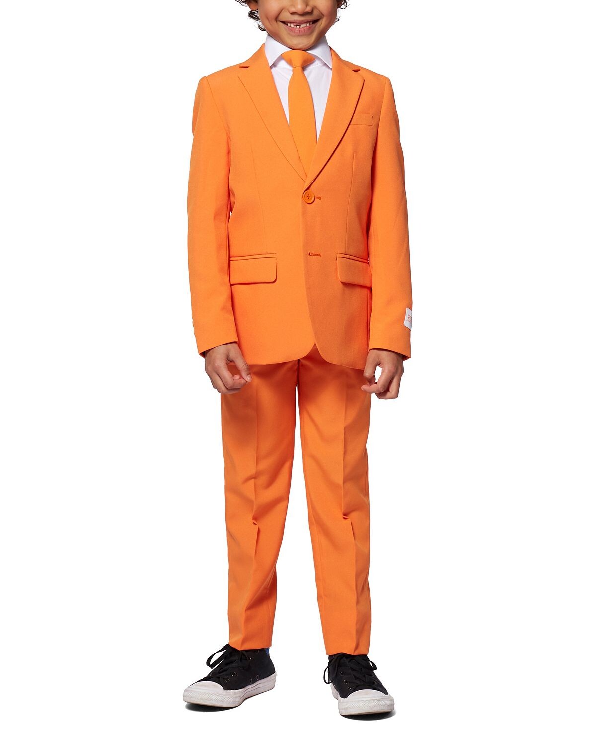 

Комплект однотонного костюма из трех предметов для мальчиков-малышей OppoSuits