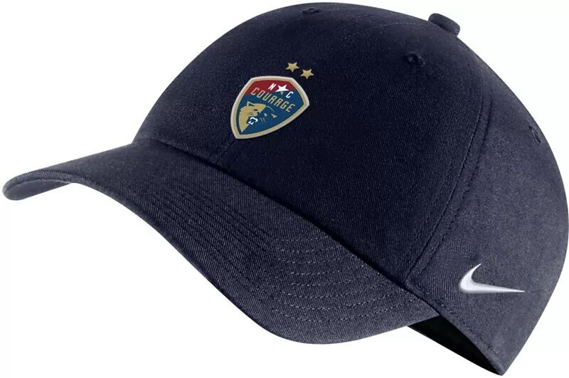 

Темно-синяя регулируемая кепка Nike North Carolina Courage Campus