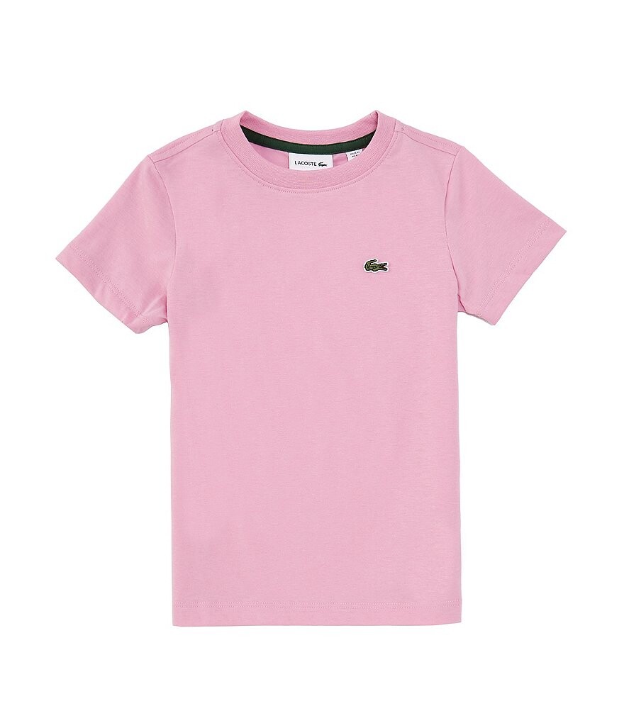 

Lacoste Little Boys 2T-6T Футболка с короткими рукавами и круглым вырезом, розовый