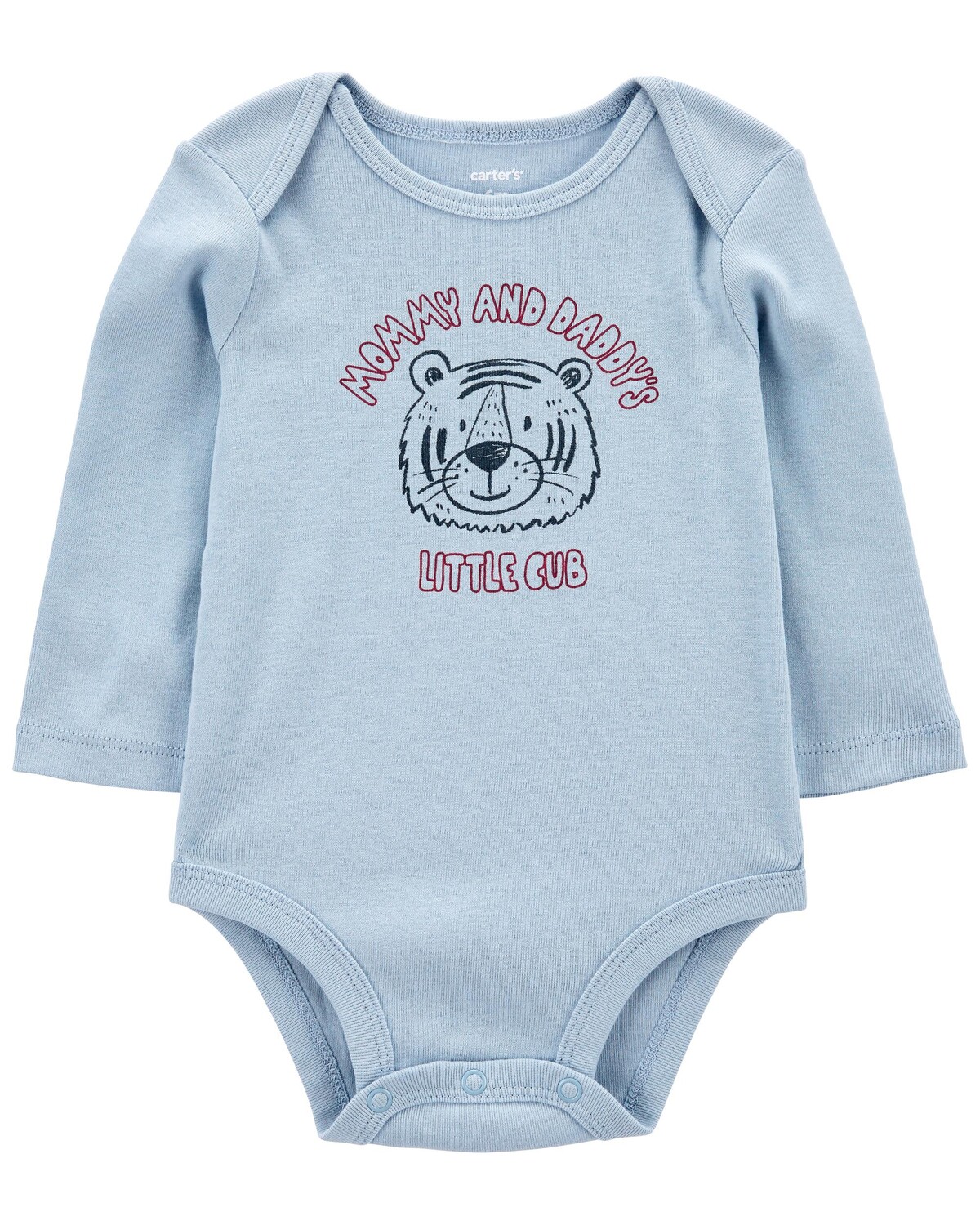 

Боди Baby Little Cub с длинными рукавами Carter's, синий